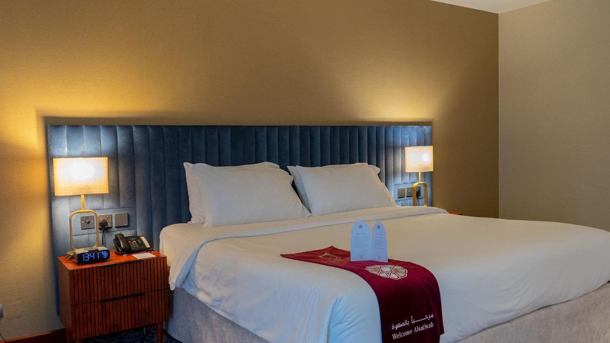 Al Safwah Hotel First Tower 1 Mecca Luaran gambar A bedroom at the hotel