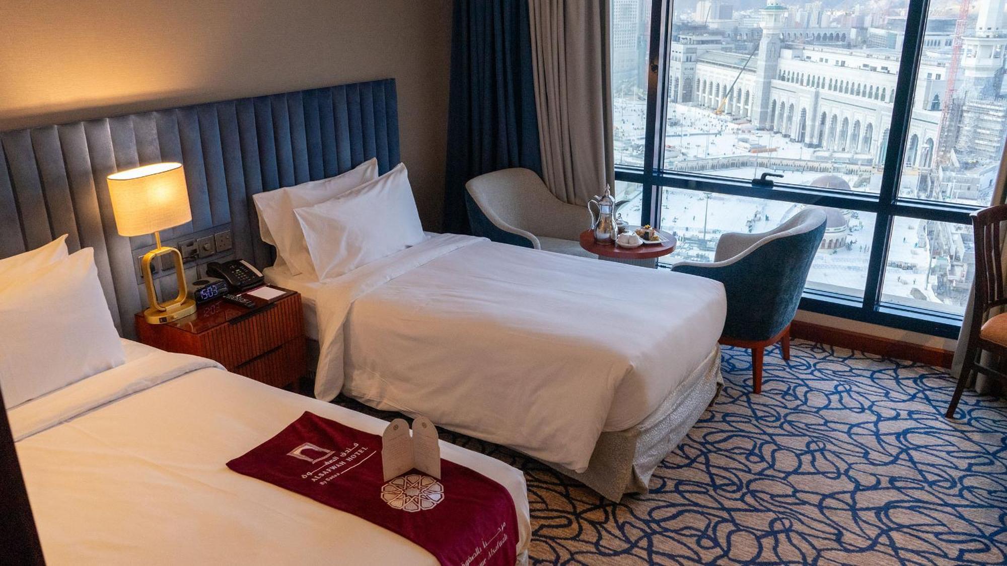 Al Safwah Hotel First Tower 1 Mecca Luaran gambar A guest room at the hotel